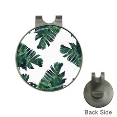 Green Banana Leaves Hat Clips With Golf Markers by goljakoff