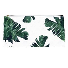 Green Banana Leaves Pencil Case by goljakoff