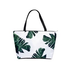 Green Banana Leaves Classic Shoulder Handbag by goljakoff