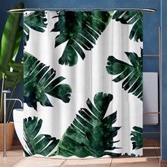 Green Banana Leaves Shower Curtain 60  X 72  (medium)  by goljakoff