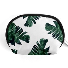 Green Banana Leaves Accessory Pouch (medium) by goljakoff