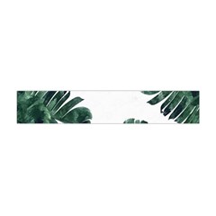 Green Banana Leaves Flano Scarf (mini) by goljakoff