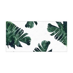 Green Banana Leaves Yoga Headband by goljakoff