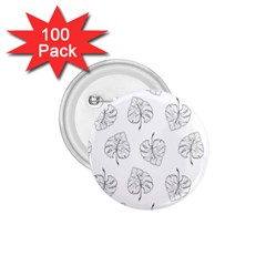 Doodle Leaves 1 75  Buttons (100 Pack)  by goljakoff