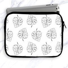 Doodle Leaves Apple Ipad 2/3/4 Zipper Cases by goljakoff