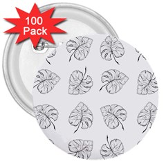 Fallen Leaves 3  Buttons (100 Pack)  by goljakoff