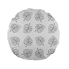 Fallen Leaves Standard 15  Premium Flano Round Cushions by goljakoff