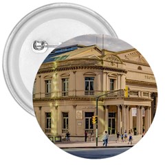 Solis Theater Exterior View, Montevideo, Uruguay 3  Buttons by dflcprintsclothing