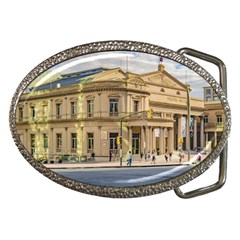 Solis Theater Exterior View, Montevideo, Uruguay Belt Buckles by dflcprintsclothing