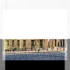 Solis Theater Exterior View, Montevideo, Uruguay Rectangular Jigsaw Puzzl by dflcprintsclothing