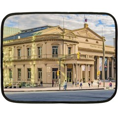 Solis Theater Exterior View, Montevideo, Uruguay Fleece Blanket (mini) by dflcprintsclothing