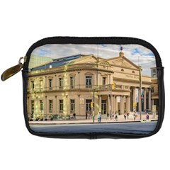 Solis Theater Exterior View, Montevideo, Uruguay Digital Camera Leather Case by dflcprintsclothing