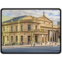 Solis Theater Exterior View, Montevideo, Uruguay Fleece Blanket (large)  by dflcprintsclothing