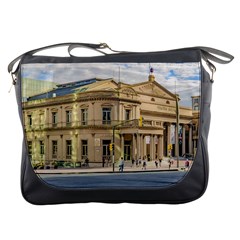 Solis Theater Exterior View, Montevideo, Uruguay Messenger Bag by dflcprintsclothing