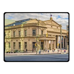 Solis Theater Exterior View, Montevideo, Uruguay Double Sided Fleece Blanket (small)  by dflcprintsclothing