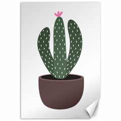 Cactus Canvas 12  X 18  by CuteKingdom