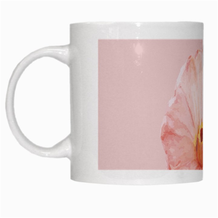 Rose cactus White Mugs