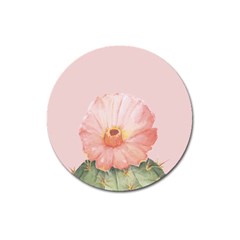 Rose Cactus Magnet 3  (round) by goljakoff