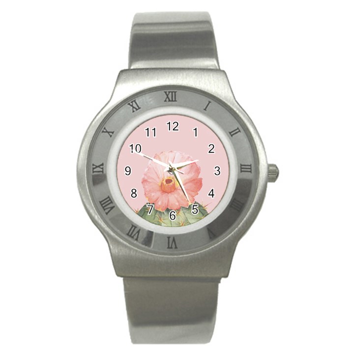 Rose cactus Stainless Steel Watch