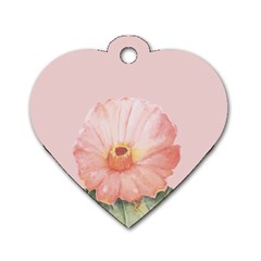 Rose Cactus Dog Tag Heart (two Sides) by goljakoff