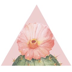 Rose Cactus Wooden Puzzle Triangle by goljakoff