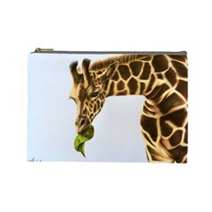 Giraffe Cosmetic Bag (large) by ArtByThree