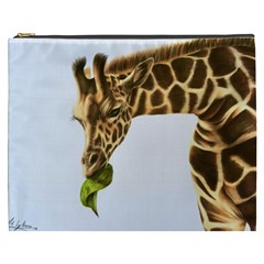 Giraffe Cosmetic Bag (xxxl) by ArtByThree