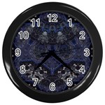 Four Hours  Wall Clock (Black) Front