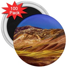 Colored Mountains Landscape, La Rioja, Argentina 3  Magnets (100 Pack) by dflcprintsclothing