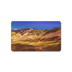 Colored Mountains Landscape, La Rioja, Argentina Magnet (name Card) by dflcprintsclothing