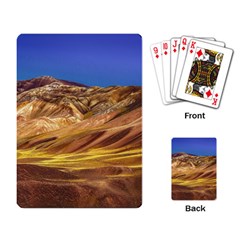 Colored Mountains Landscape, La Rioja, Argentina Playing Cards Single Design (rectangle) by dflcprintsclothing