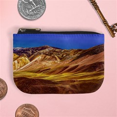 Colored Mountains Landscape, La Rioja, Argentina Mini Coin Purse by dflcprintsclothing