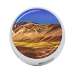 Colored Mountains Landscape, La Rioja, Argentina 4-Port USB Hub (Two Sides) Front