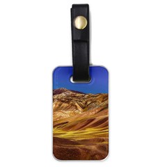 Colored Mountains Landscape, La Rioja, Argentina Luggage Tag (one Side) by dflcprintsclothing