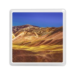 Colored Mountains Landscape, La Rioja, Argentina Memory Card Reader (square)