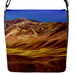 Colored Mountains Landscape, La Rioja, Argentina Flap Closure Messenger Bag (s) by dflcprintsclothing