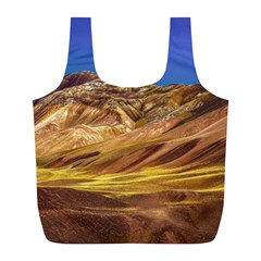 Colored Mountains Landscape, La Rioja, Argentina Full Print Recycle Bag (l) by dflcprintsclothing