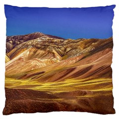 Colored Mountains Landscape, La Rioja, Argentina Standard Flano Cushion Case (one Side)