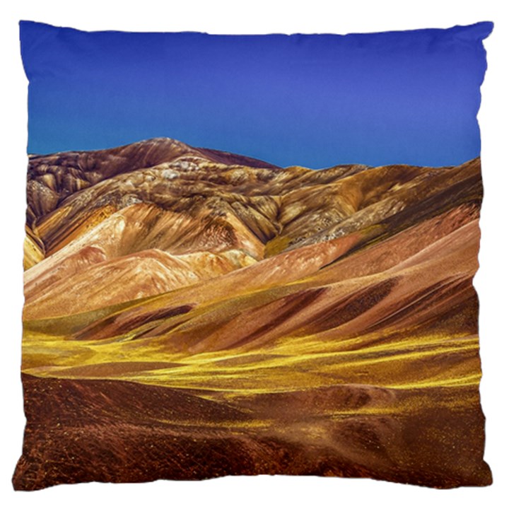 Colored Mountains Landscape, La Rioja, Argentina Standard Flano Cushion Case (Two Sides)