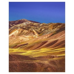 Colored Mountains Landscape, La Rioja, Argentina Drawstring Bag (small) by dflcprintsclothing