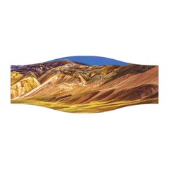 Colored Mountains Landscape, La Rioja, Argentina Stretchable Headband by dflcprintsclothing