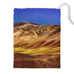 Colored Mountains Landscape, La Rioja, Argentina Drawstring Pouch (5xl) by dflcprintsclothing