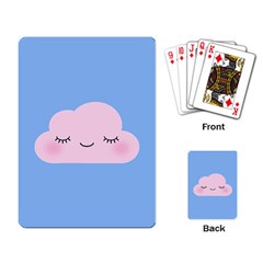 Pink Cloud Playing Cards Single Design (rectangle) by CuteKingdom