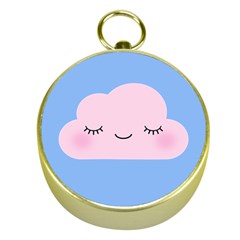 Pink Cloud Gold Compasses by CuteKingdom