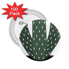 Cactus 2 25  Buttons (100 Pack) 