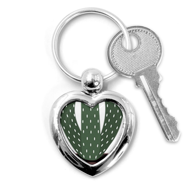 Cactus Key Chain (Heart)