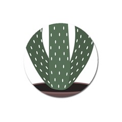 Cactus Magnet 3  (round) by CuteKingdom