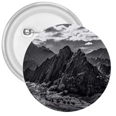 Andean Landscape At Brava Lagoon Reserve, La Rioja, Argentina 3  Buttons by dflcprintsclothing