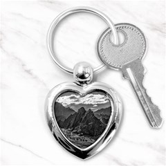 Andean Landscape At Brava Lagoon Reserve, La Rioja, Argentina Key Chain (heart) by dflcprintsclothing