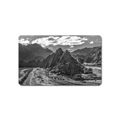 Andean Landscape At Brava Lagoon Reserve, La Rioja, Argentina Magnet (name Card) by dflcprintsclothing